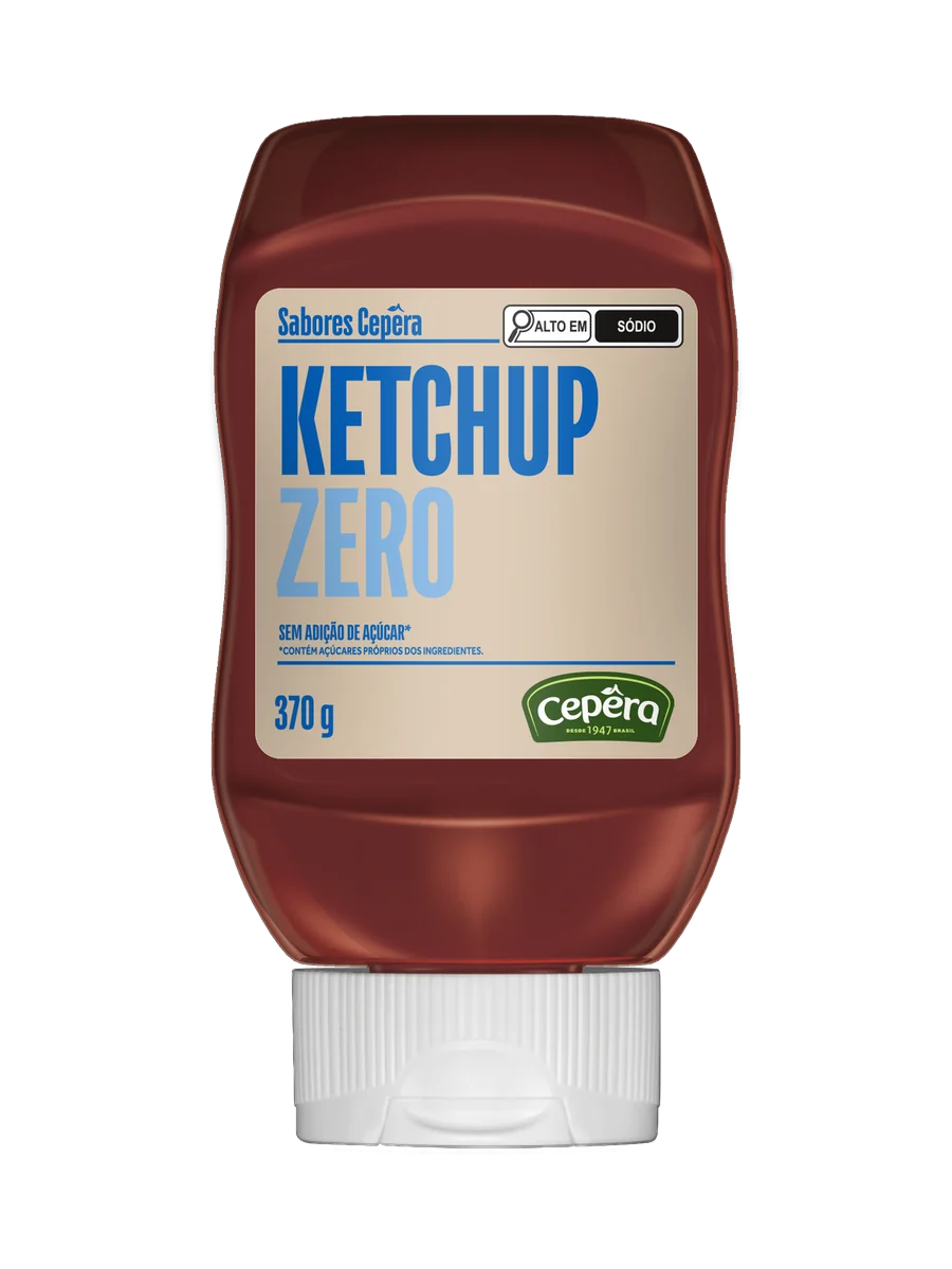 Ketchup Zero Sabores Cepêra Cepêra