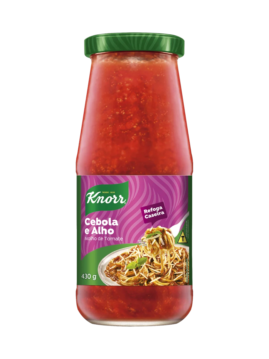 Molho de Tomate Cebola e Alho – Knorr Cepêra