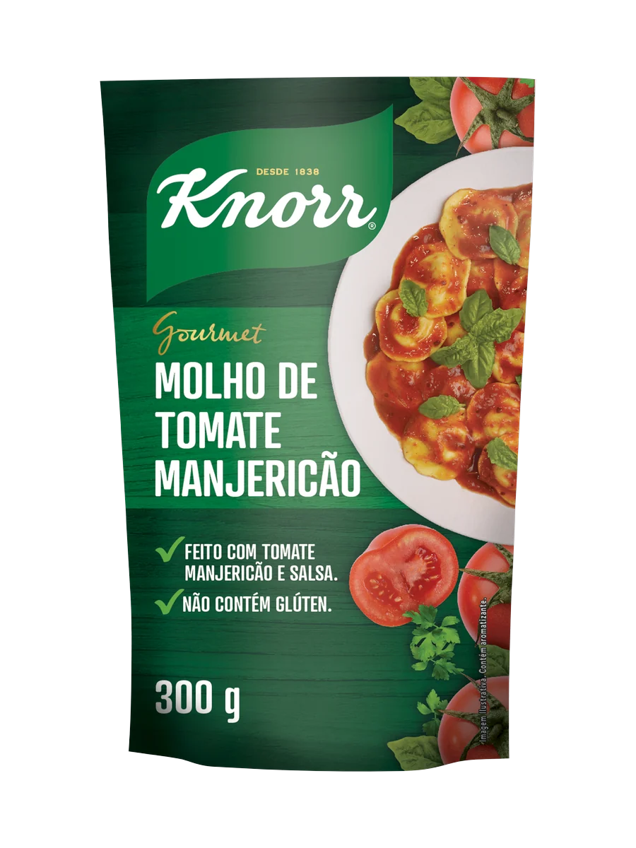 Molho de Tomate Manjericão Knorr Cepêra