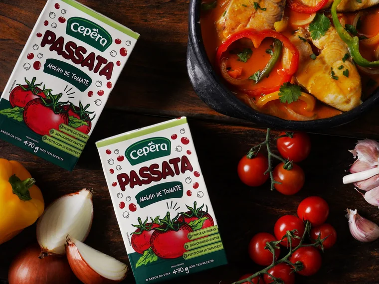 Moqueca de Cação ao Molho de Tomate Passata
