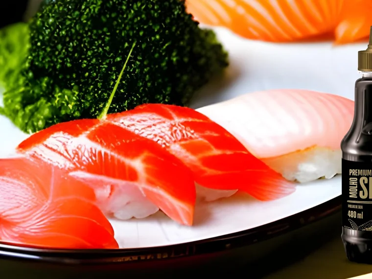 Niguiri Sushi com Shoyu Premium Umai