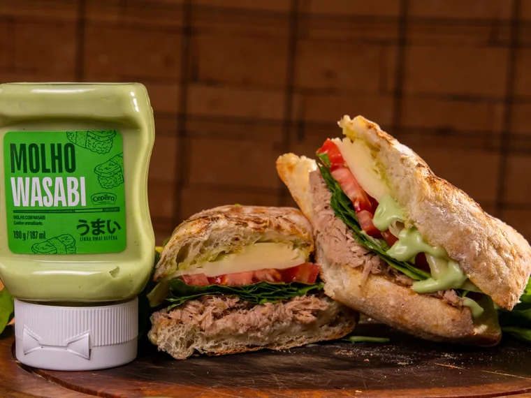 Panini de Atum e Rúcula